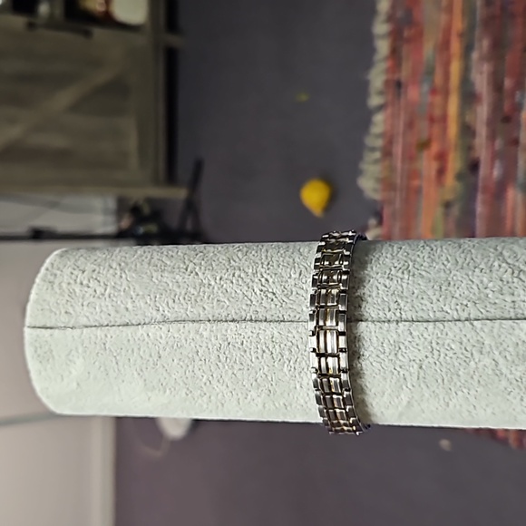 Citizens eco-drive silver & gold toned watch - Picture 2 of 3